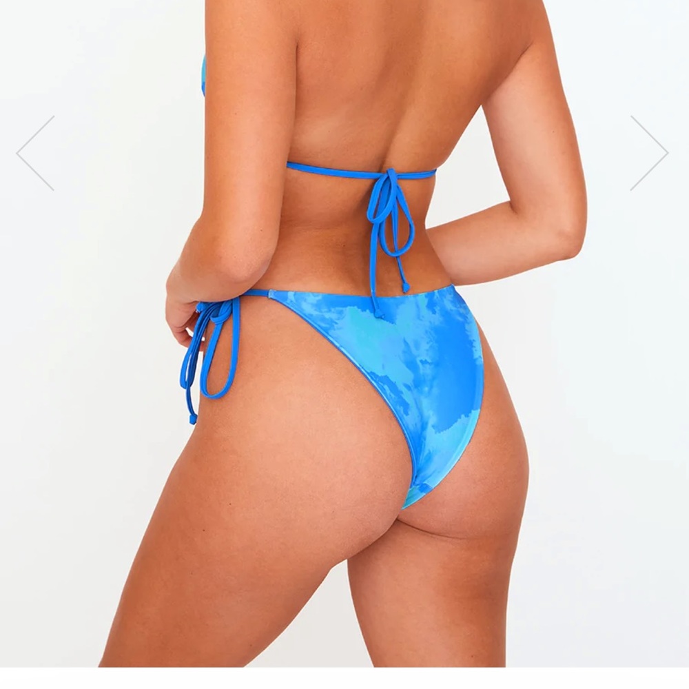 Alana Reversible Bikini Bottom blue & turquoise